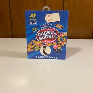 Dubble Bubble Colorful Bubble Gum Themed Socks